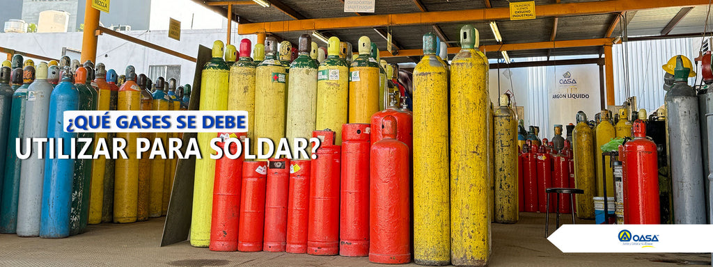 ¿Que gases se debe utilizar para soldar?